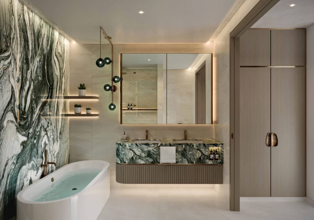 Emirates Developments - Hilton Residences Al Raha - APR 26 - Interior - Bathroom