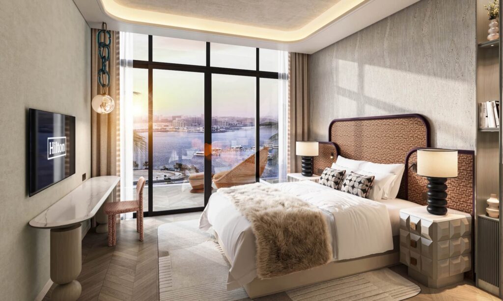 Emirates Developments - Hilton Residences Al Raha - APR 26 - Interior - Bedroom - 1