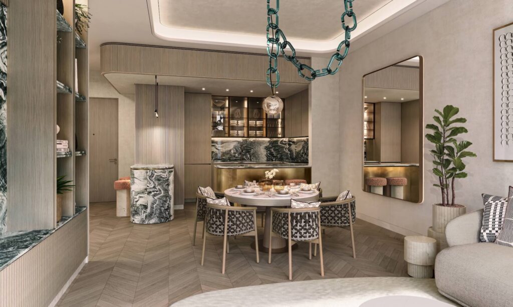 Emirates Developments - Hilton Residences Al Raha - APR 26 - Interior - Dining Room - 1